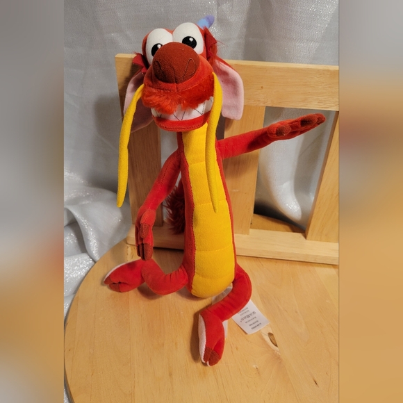 Original Disney Store Mulan Mushu Dragon Plush Stuffed Animal - Picture 6 of 14